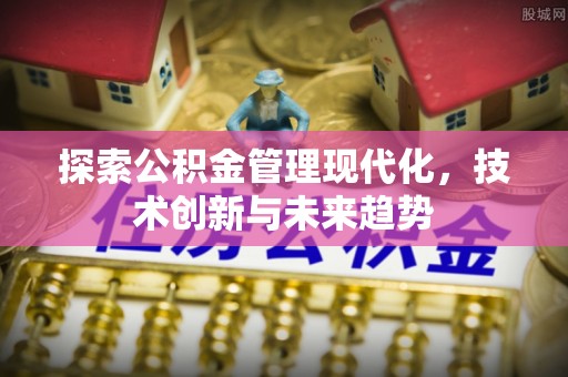 鸡东探索公积金管理现代化，技术创新与未来趋势
