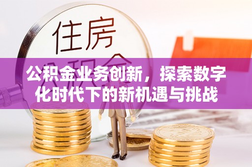 鸡东公积金业务创新，探索数字化时代下的新机遇与挑战
