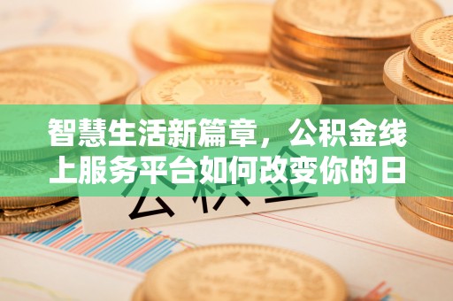 鸡东智慧生活新篇章，公积金线上服务平台如何改变你的日常