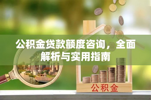 鸡东公积金贷款额度咨询，全面解析与实用指南