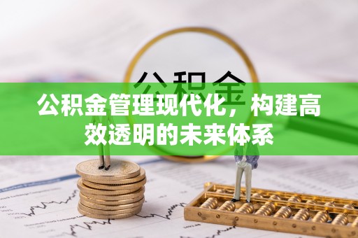 鸡东公积金管理现代化，构建高效透明的未来体系