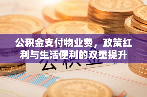 鸡东公积金支付物业费，政策红利与生活便利的双重提升
