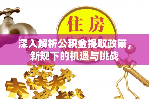 鸡东深入解析公积金提取政策，新规下的机遇与挑战