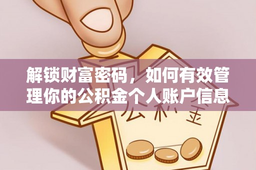 鸡东解锁财富密码，如何有效管理你的公积金个人账户信息