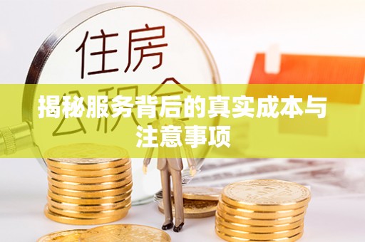 鸡东揭秘服务背后的真实成本与注意事项