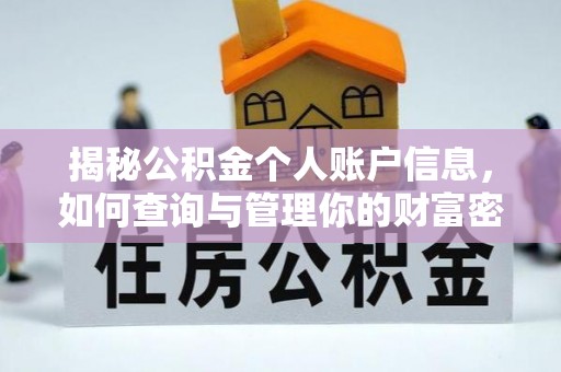 鸡东揭秘公积金个人账户信息，如何查询与管理你的财富密码