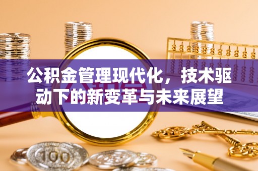 鸡东公积金管理现代化，技术驱动下的新变革与未来展望