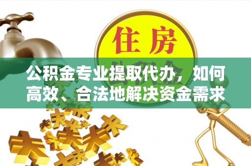 鸡东公积金专业提取代办，如何高效、合法地解决资金需求？